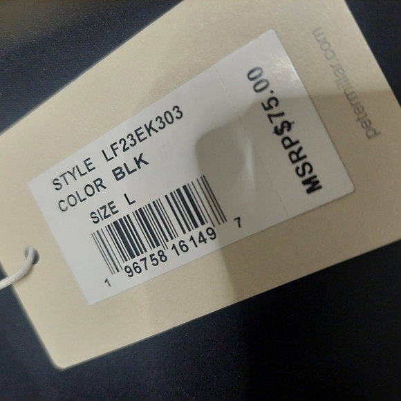 Peter Millar Black Sleeveless Boxy Tank Top - Picture 4 of 6